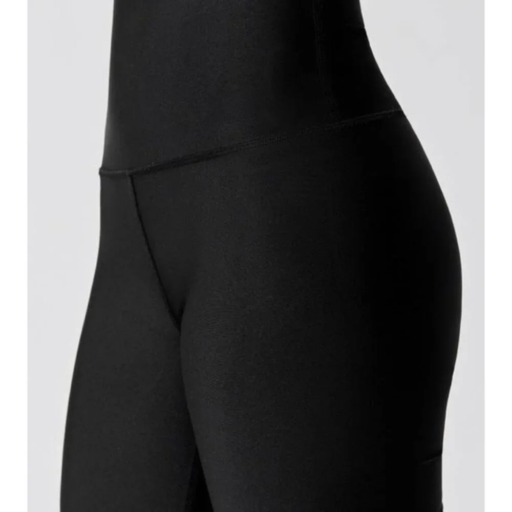 Alo Extreme High-Waist Airlift Biker Shorts Black Hi-Rise Bermuda Long Bike XS